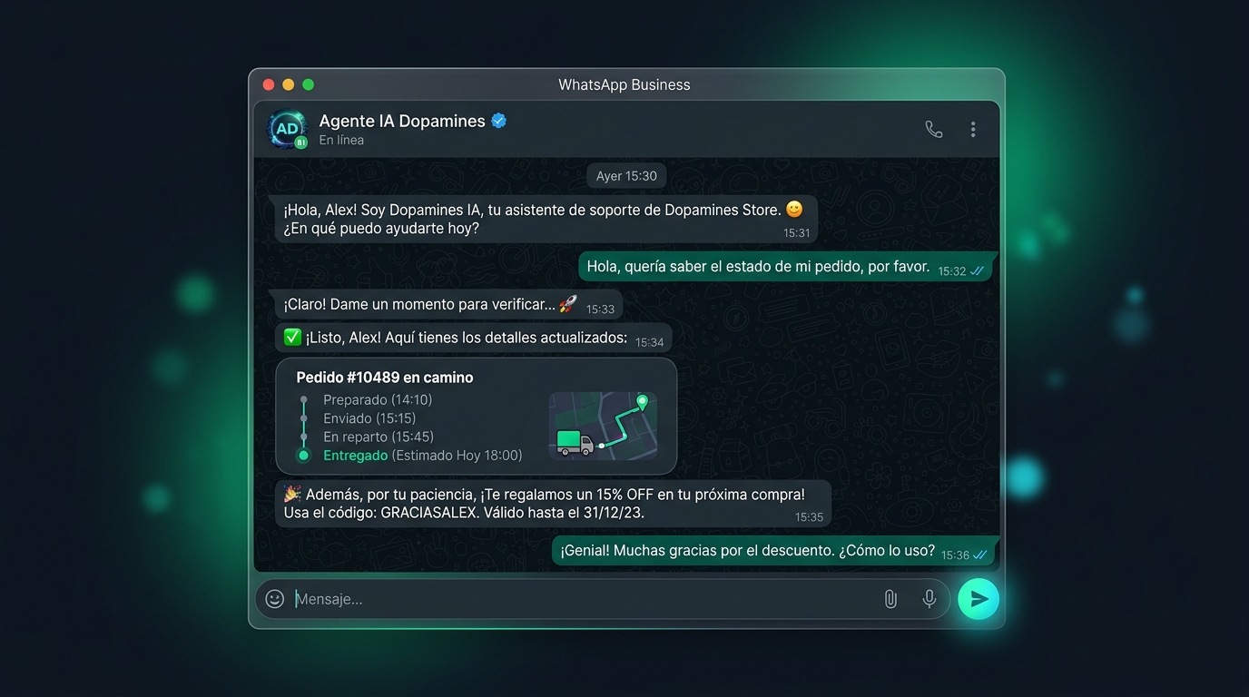 Dopamines IA Soporte Ecommerce en Español