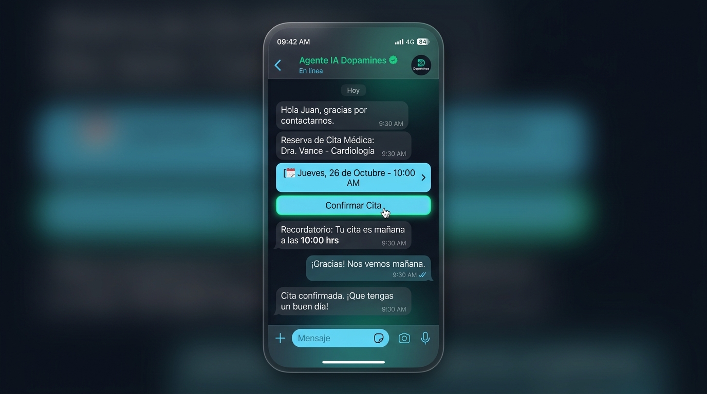 Dopamines IA Agendamiento Médico en Español